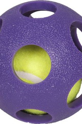 Flamingo f-515410 - Balle Stimulante pour Chiens avec Tennis Intégré