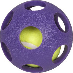Flamingo f-515410 - Balle Stimulante pour Chiens avec Tennis Intégré