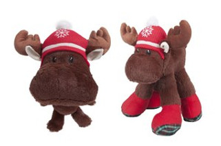 Flamingo f-516224 - Compagnon Câlin Élan de Noël Festif