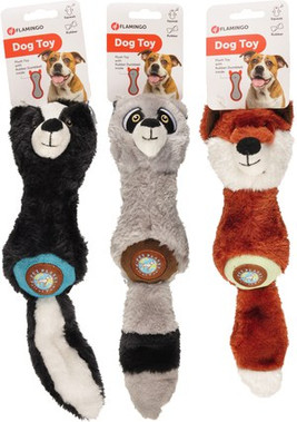 Flamingo f-516140 - Jouet Renard & Raton laveur & Moufette