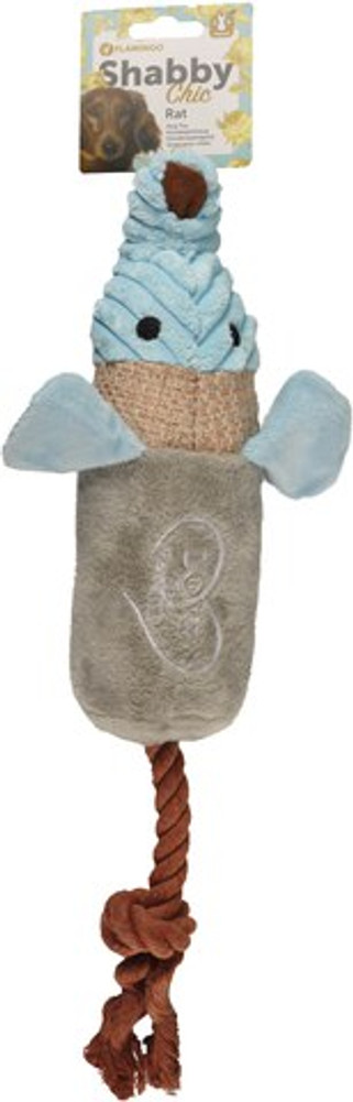 Flamingo f-515999 - Jouet Rat avec corde Mélange