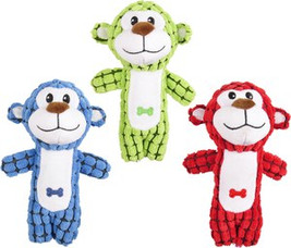 Flamingo f-516861 - Colorful Plush Monkey Dog Toy for Playful Pups
