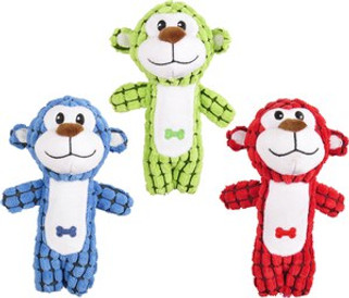 Flamingo f-516861 - Jouet Chien Peluche Singe Amusant Multicolore