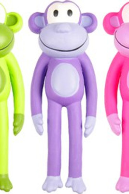 Flamingo f-516850 - Durable Latex Monkey Dog Toy for Playful Pups