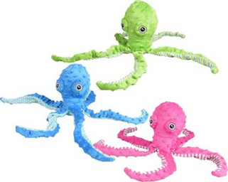 Flamingo f-516770 - Surprise Plush Octopus Toy for Dogs