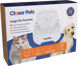 Pet Mate® f-516739 - Fontaine dEau Fraîche pour Chiens Élégante