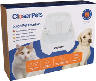 Pet Mate® f-516739 - Fontaine dEau Fraîche pour Chiens Élégante