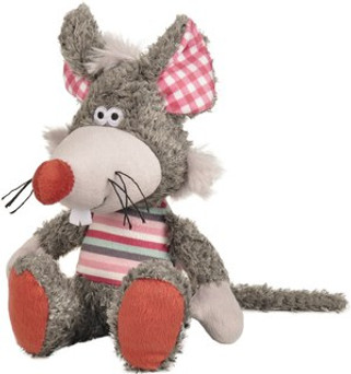 Flamingo f-517324 - Souris Peluche Douce avec Sifflet Amusant