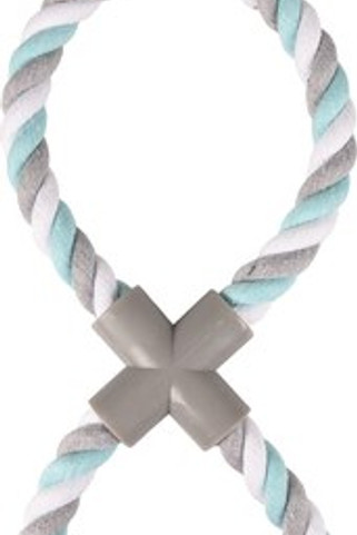 Flamingo f-517267 - Jouet Corde à tirer Forme en 8 Vert menthe