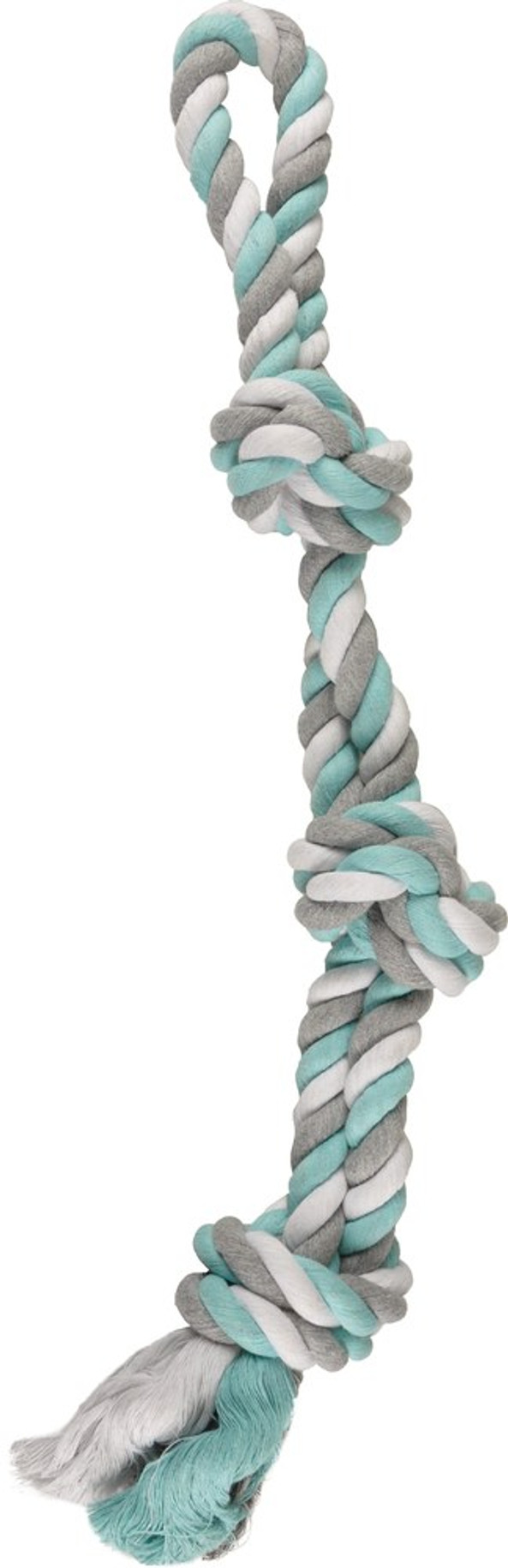 Flamingo f-517276 - Jouet Corde à tirer avec 3 noeuds menthe