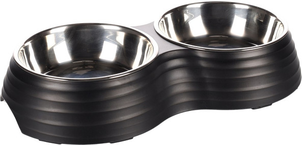 Flamingo f-517459 - Gamelle pour la nourriture et l'eau Duo Dinner
