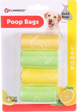 Flamingo f-517553 - Sac à déjections Basic avec parfum de citron citron