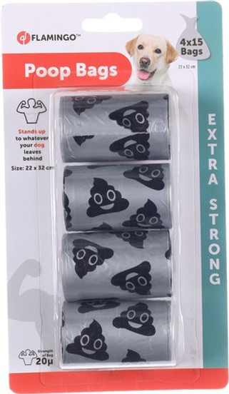 Flamingo f-517551 - Sac à déjections Argent