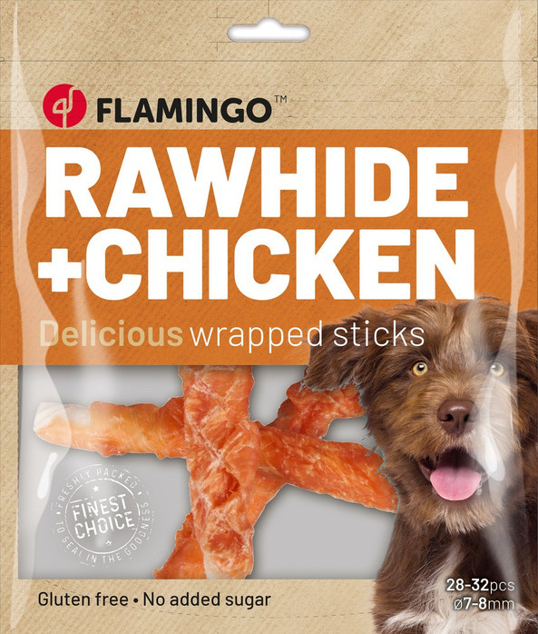 Flamingo f-517611 - Friandises Bâton Poulet Blanc