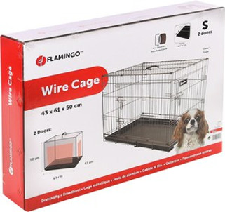 Flamingo f-517580 - Caisse de Transport Sécurisée pour Chiens EBO TAUPE