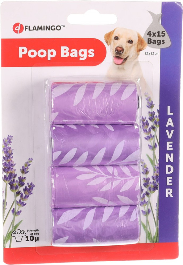 Flamingo f-517555 - Sac à déjections Basic avec parfum de lavande