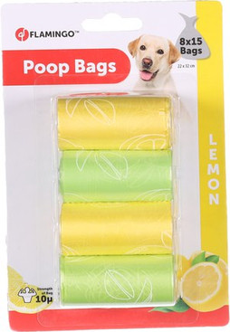 Flamingo f-517554 - Sac à déjections Basic avec parfum de citron Mélange