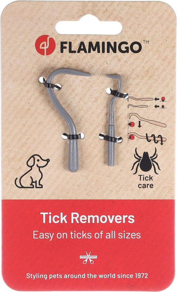 Flamingo f-517739 - Quick & Easy Plastic Tick Remover for Pets