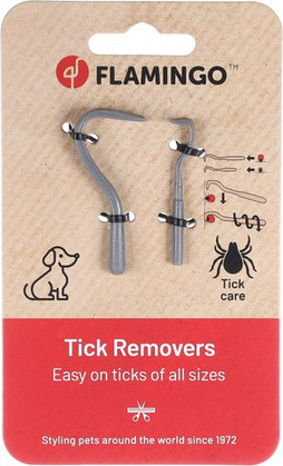 Flamingo f-517739 - Quick & Easy Plastic Tick Remover for Pets