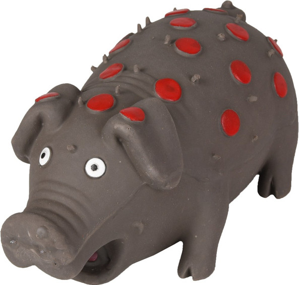 Flamingo f-517958 - Interactive Growling Latex Pig Toy for Dogs