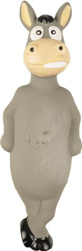 Flamingo f-517997 - Interactive Latex Donkey Squeaky Toy for Pets