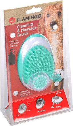 Flamingo f-518088 - Brosse de massage & Brosse de nettoyage