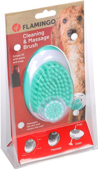 Flamingo f-518088 - Brosse de massage & Brosse de nettoyage