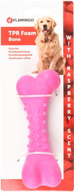 Flamingo f-518179 - Jouet Os au goût de framboise