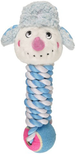 Flamingo f-518146 - Noël Jouet Bonhomme de neige Rose Blanc