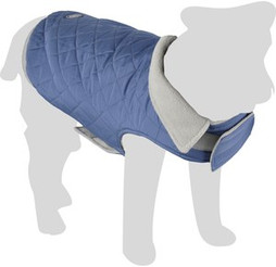 Flamingo f-518258 - Cozy Fleece Quilted Dog Jacket with Leash Access
