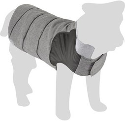 Flamingo f-518238 - Elegant Gray Diaz Dog Sweater with Velcro Fastening