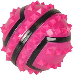 Flamingo f-518202 - Fuchsia Spiky Fun Ball for Small and Medium Dogs