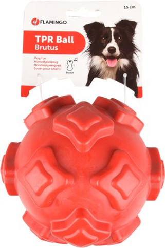 Flamingo f-518197 - Balle en Caoutchouc avec Sifflet pour Chiens