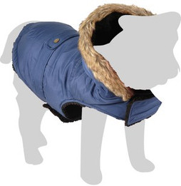 Flamingo f-518519 - Sabi Cozy Blue Winter Coat for Small Dogs