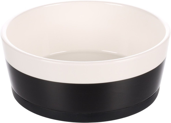 Flamingo f-518473 - Gamelle pour la nourriture et l'eau Rond Noir &