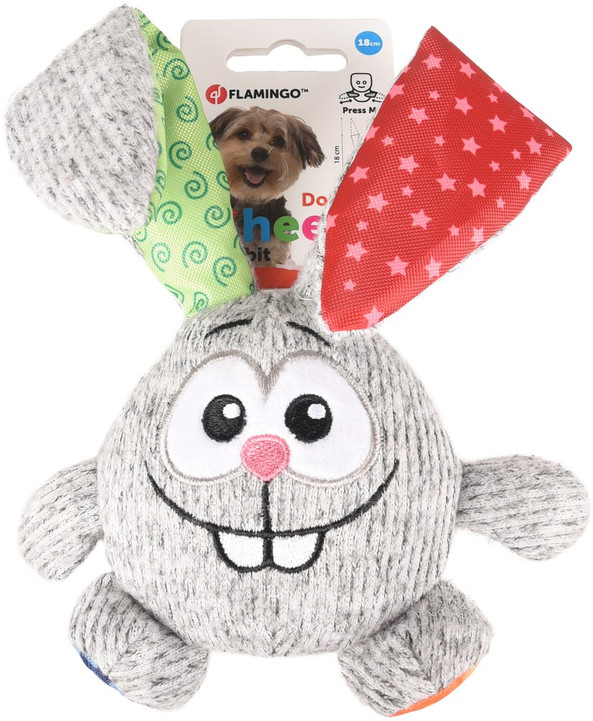 Flamingo f-519442 - Floppy-Eared Plush Rabbit for Dogs