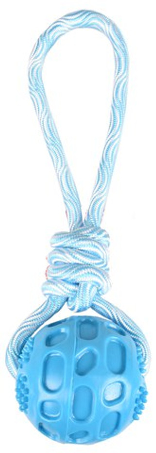 Flamingo f-519502 - Jouet Corde à tirer Twist avec balle clair & Blanc