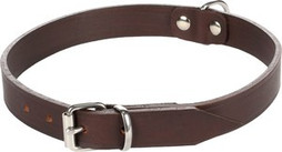 Flamingo f-5302067 - Elegant Leather Dog Collar with Easy Leash Attachment