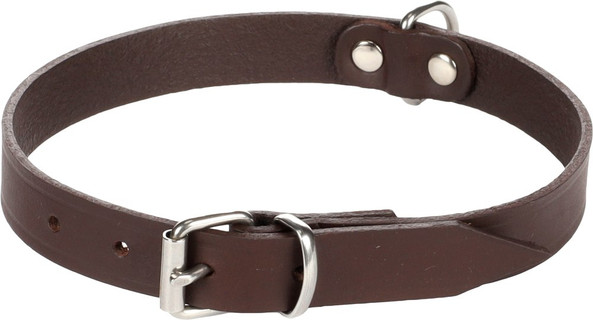 Flamingo f-5302057 - Elegant Leather Dog Collar with D-Ring