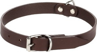 Flamingo f-5302057 - Elegant Leather Dog Collar with D-Ring