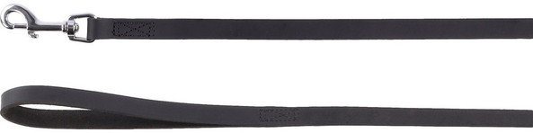 Flamingo f-5302864 - Laisse en Cuir Noir Memphis Élégante et Robuste