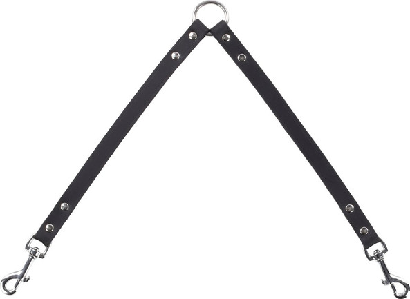 Flamingo f-5302664 - Laisse Double Promenade en Cuir pour Chiens