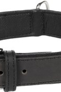 Flamingo f-5302110 - Buffalo Leather Riveted Dog Collar