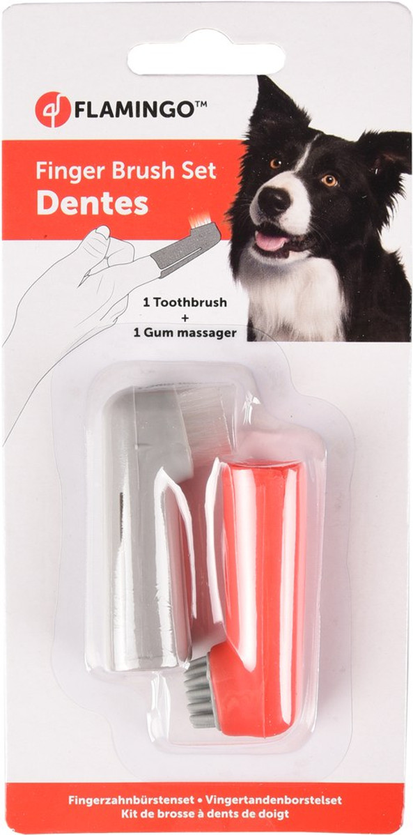Flamingo f-5312083 - Brosse à dents de doigt