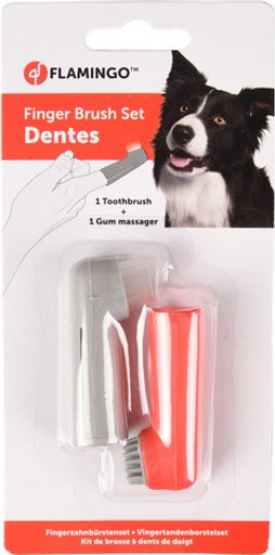 Flamingo f-5312083 - Brosse à dents de doigt