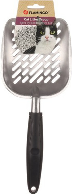 Flamingo f-5308384 - Pelle à litière pour chat Argent &