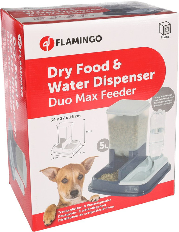 Flamingo f-5344046 - Distributeur automatique d'eau et de nourriture
