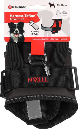 Flamingo f-5369671 - Harnais Réfléchissant Titan pour Chiens Actifs