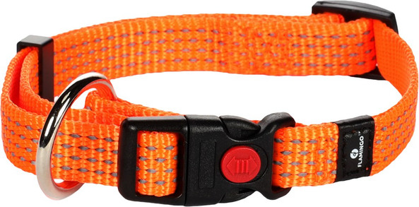 Flamingo f-5367847 - Collier Réfléchissant pour Chiens Sûr et Ajustable