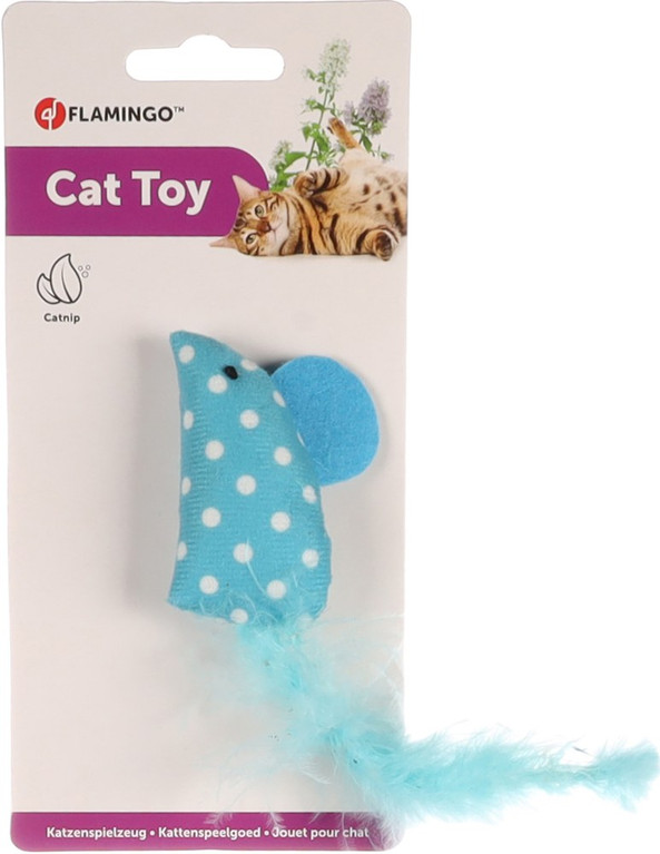 Flamingo f-560006 - Colorful Polka Dot Mouse Cat Toy Set